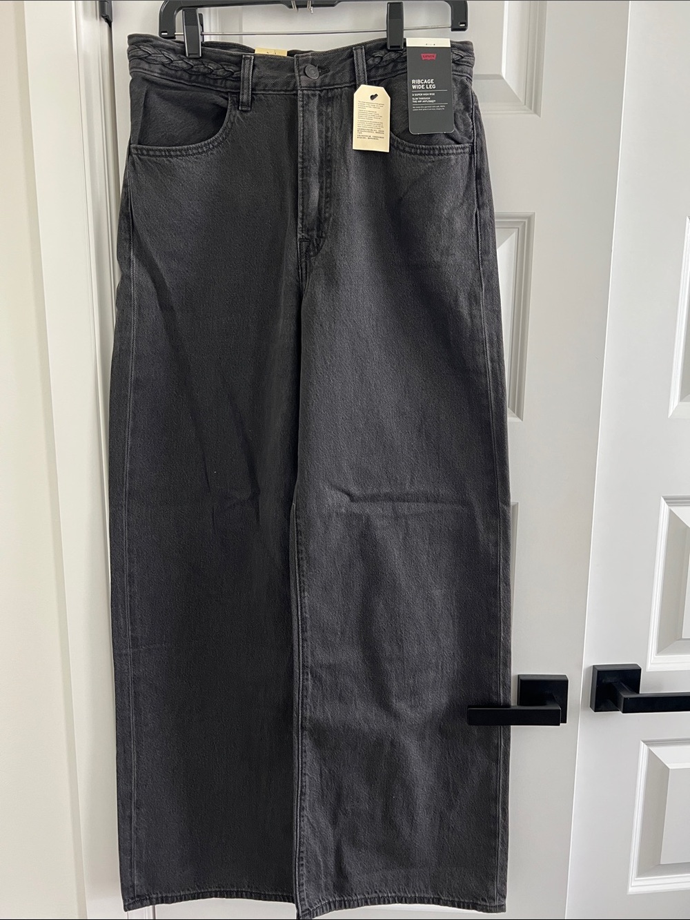 Levi's Black Wide Leg Jeans